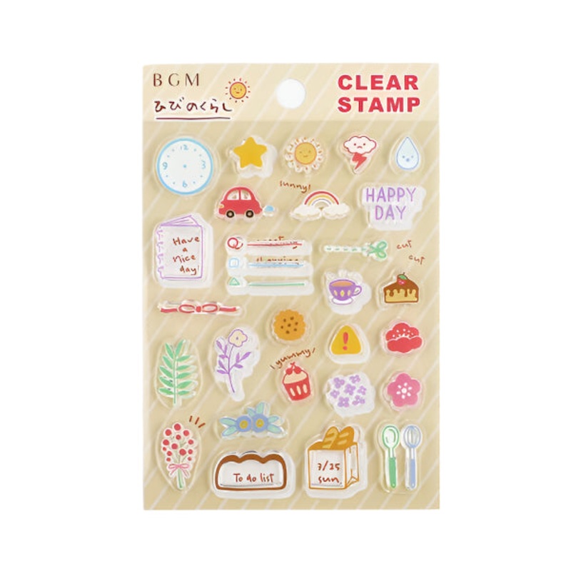 BGM Clear Stamp – Daily Life