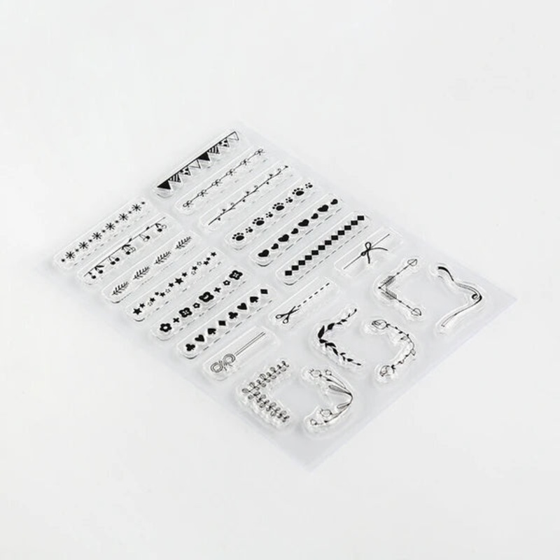 BGM Clear Stamp – Decorative Line