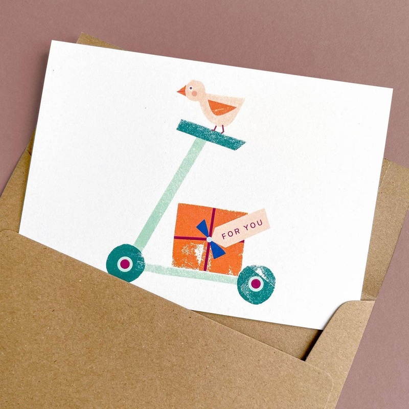 Greeting Card Scooter
