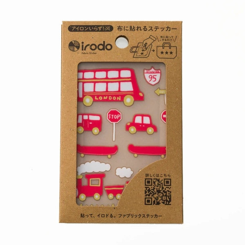 Irodo Fabric Transfer Stickers – NORIMONO Red*Gold