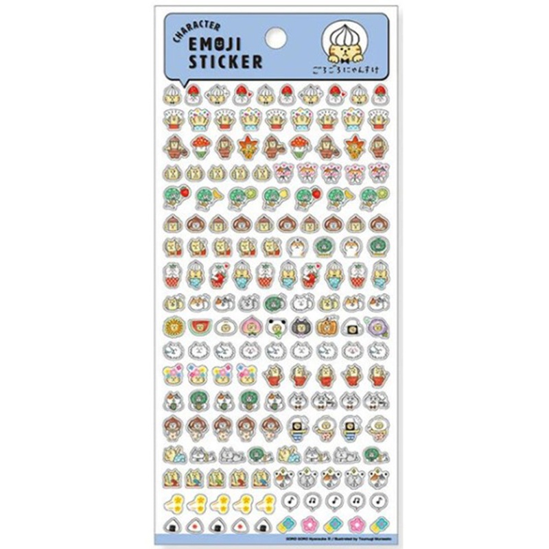 Mind Wave Character Emoji Stickers Nyansuke Nyansuke, all together