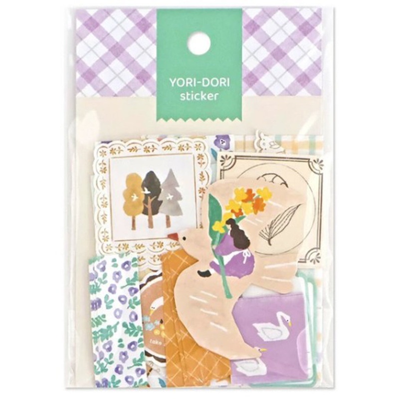 Mind Wave Stickers Yori Dori- Riding On The Back Of A Bird