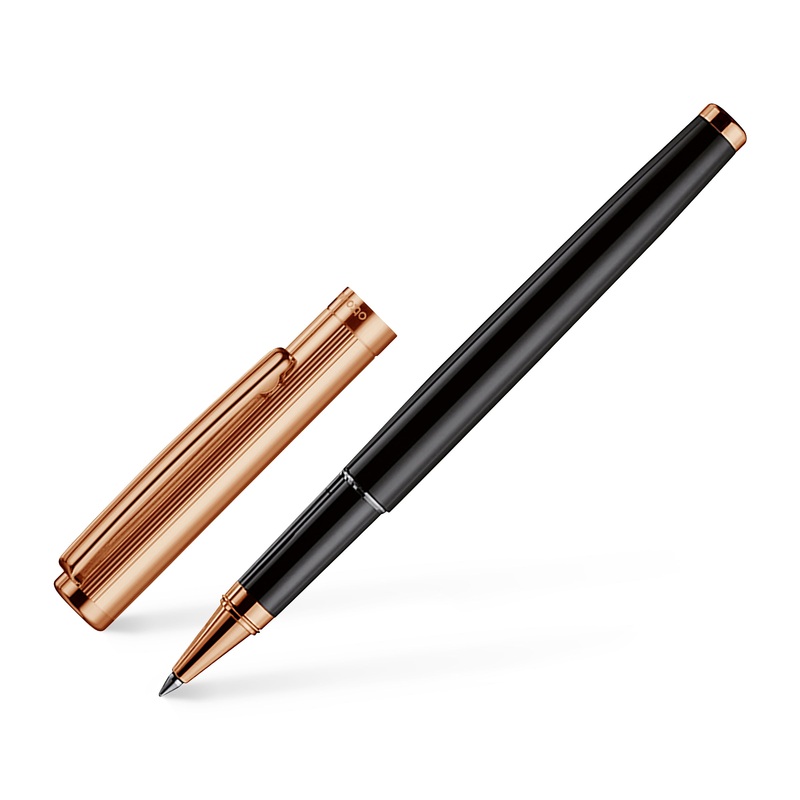 Otto Hut Rollerball Pen Design01- Rose Gold Ruthenium