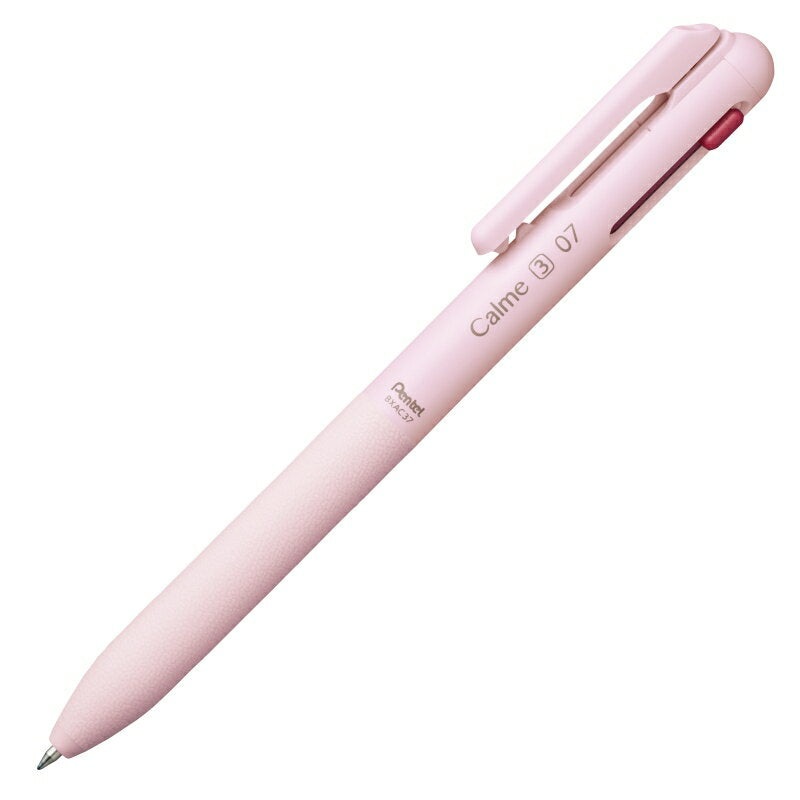 Pentel Calme Limited Edition 0.7mm 3 Colour Blue Ballpoint Pen – Cherry Blossom Pink