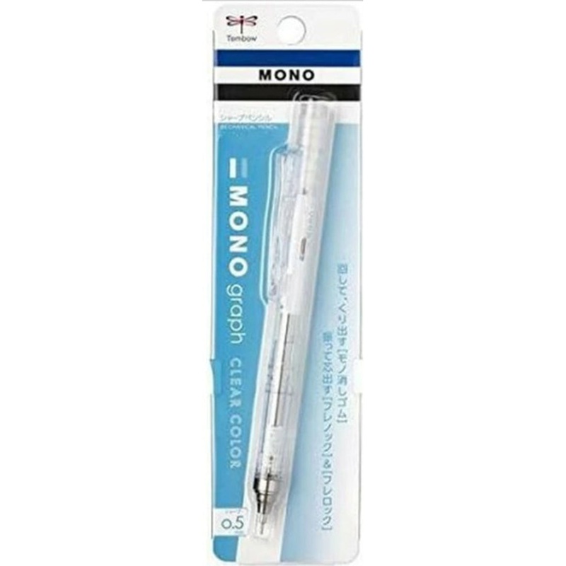Tombow Mechanical Pencil 0.5 MONO Gragh Tombow Clear