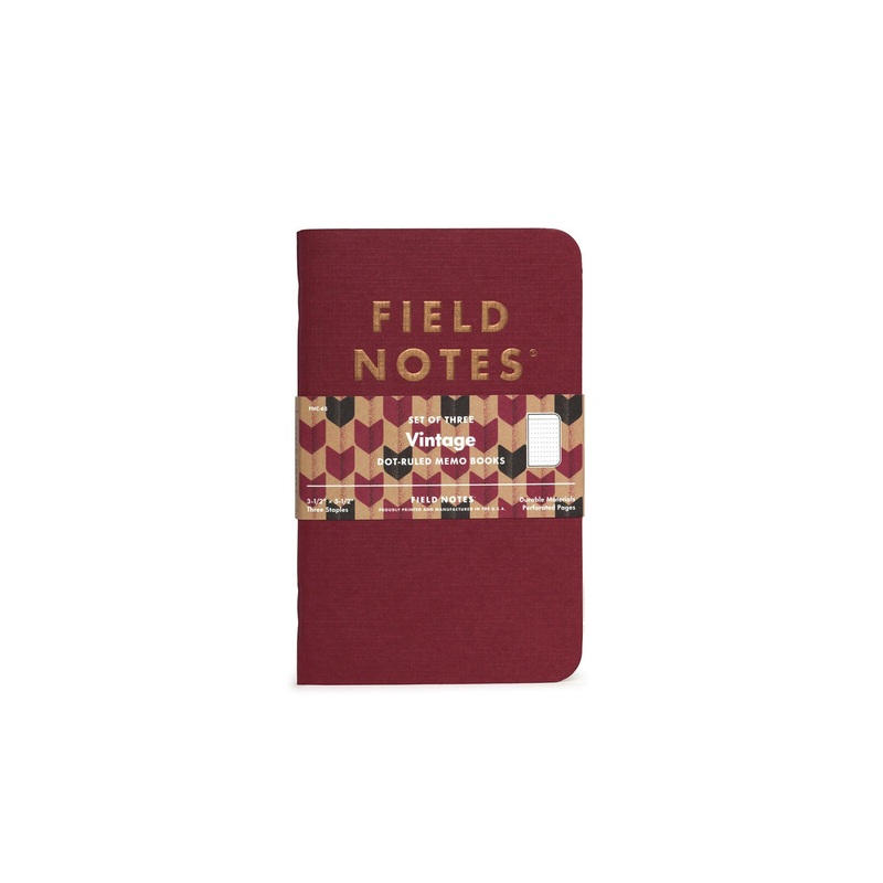 Field Notes 3″  5″ Notebooks- Vintage