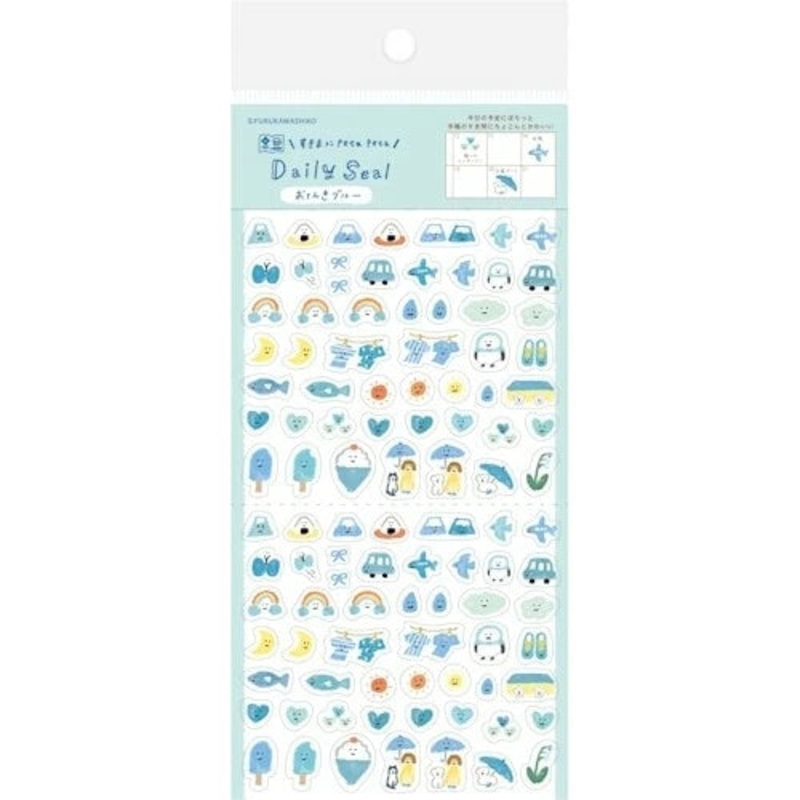 Furukawa Shiko Daily Sticker – Weather Blue