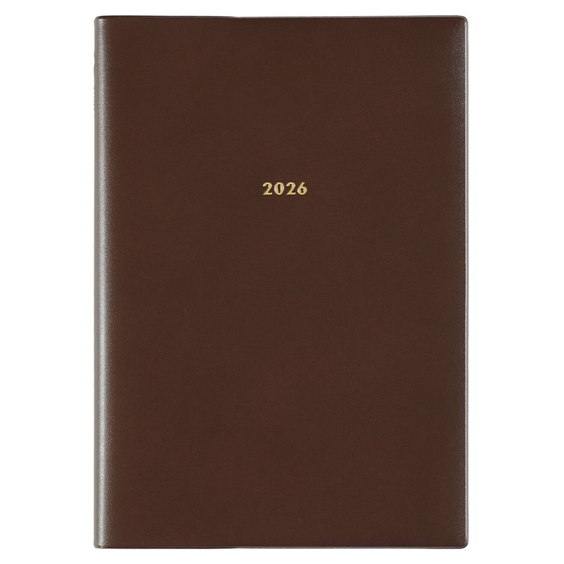Greeting Life Inc Moment Planner 2026 A5- Brown