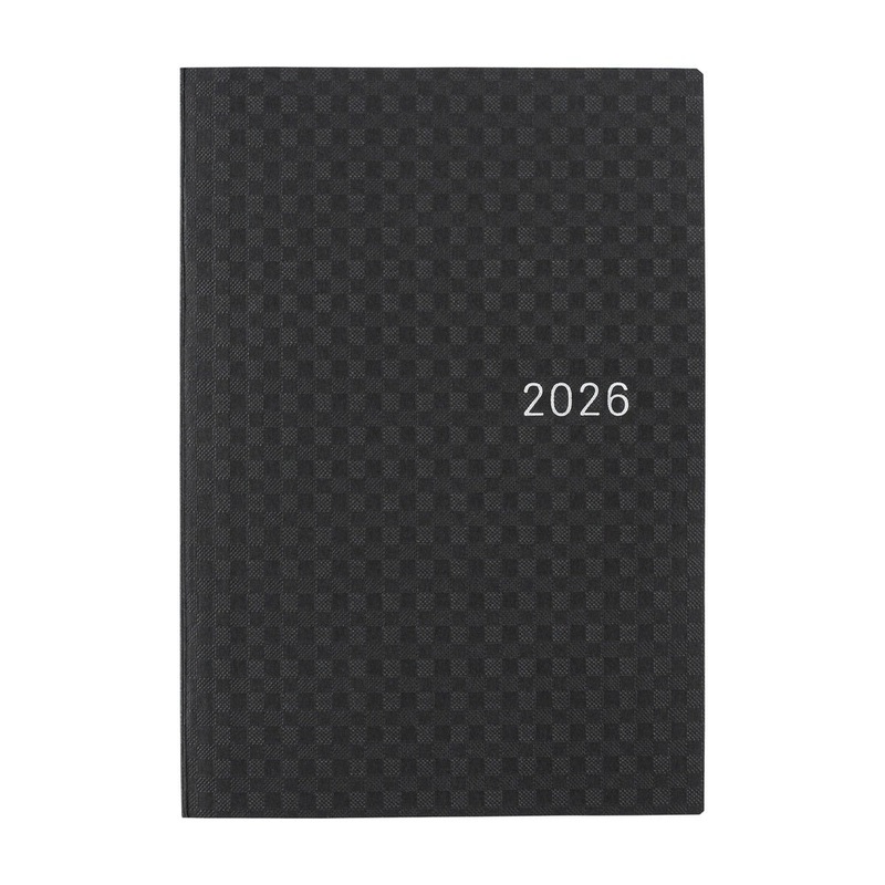 Hobonichi HON A6- Paper Series Black Gingham