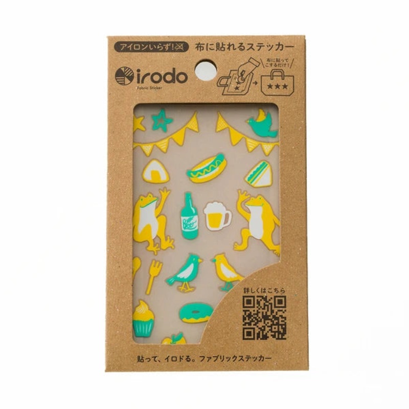 Irodo Fabric Transfer Stickers – Picnic Yellow*Lime Green