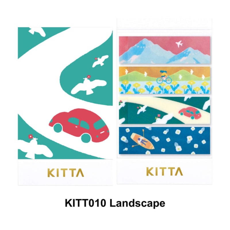 KITTA Washi Tape Clear Landscape