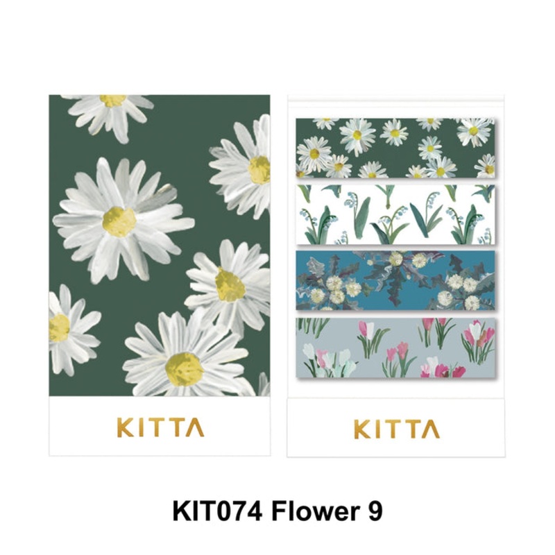 KITTA Washi Tape Flower 9