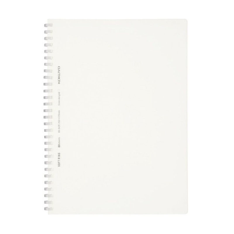 KOKUYO B5 Notebook Soft Ring Note Clear Ruled With Square Dots