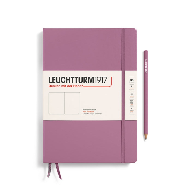 LEUCHTTURM1917 Notebooks Hardcover Composition B5 – Dusty Rose