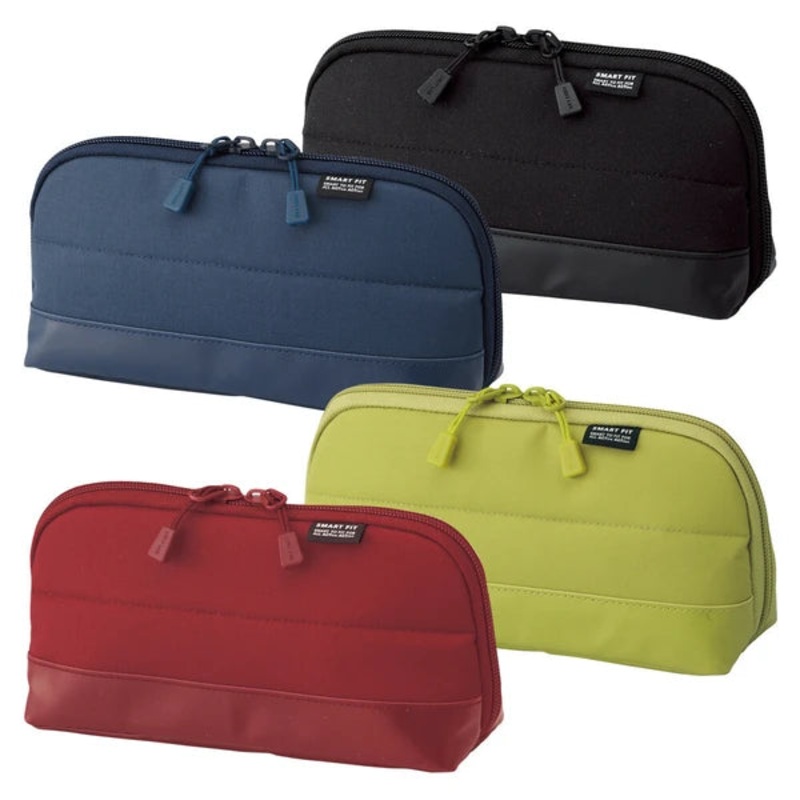 Lihit Lab Smart Fit Open Wide Pen Case – Red