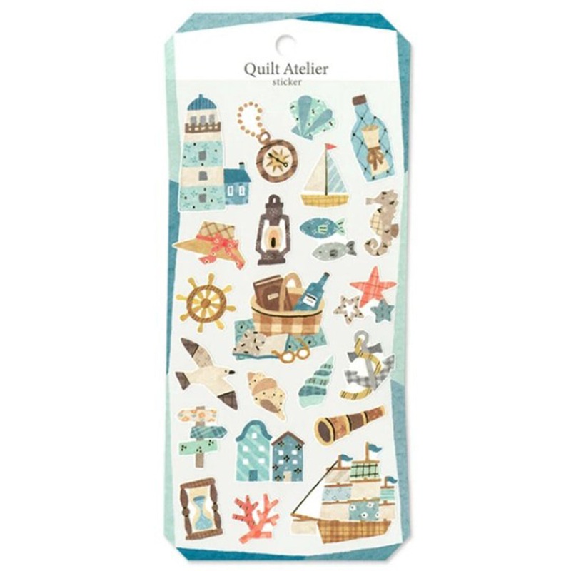 Mind Wave Stickers Quilt Atelier City With A Port