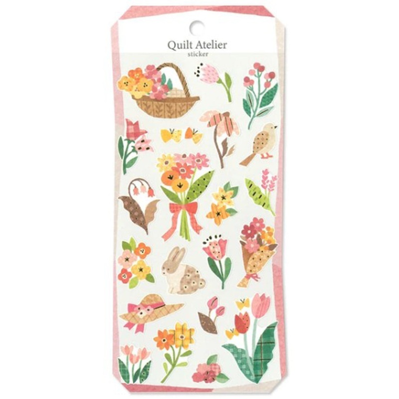 Mind Wave Stickers Quilt Atelier Late Afternoon Flower Garden