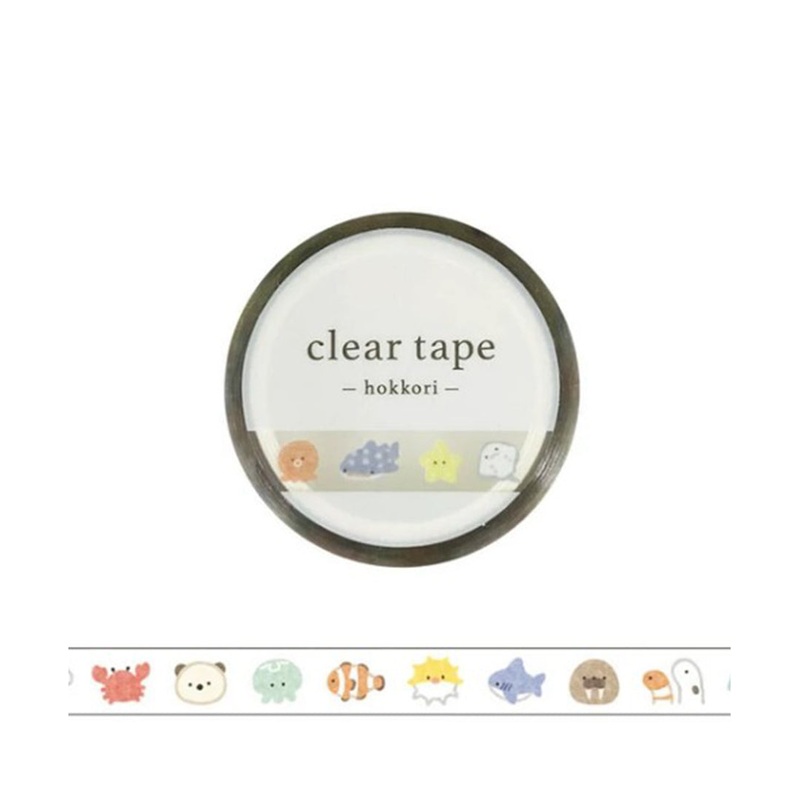 Mind Wave Washi Tape Clear 7mm Hokkori Suizokukan