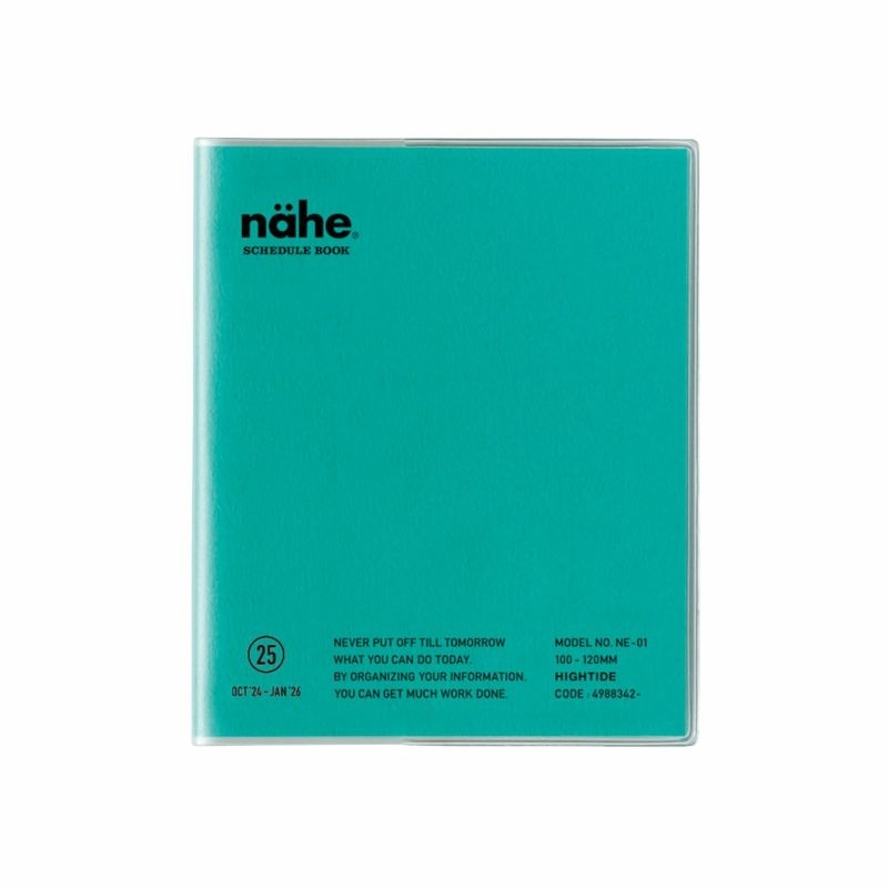 Nhe Spring 2025 Monthly Planner Square- Mint
