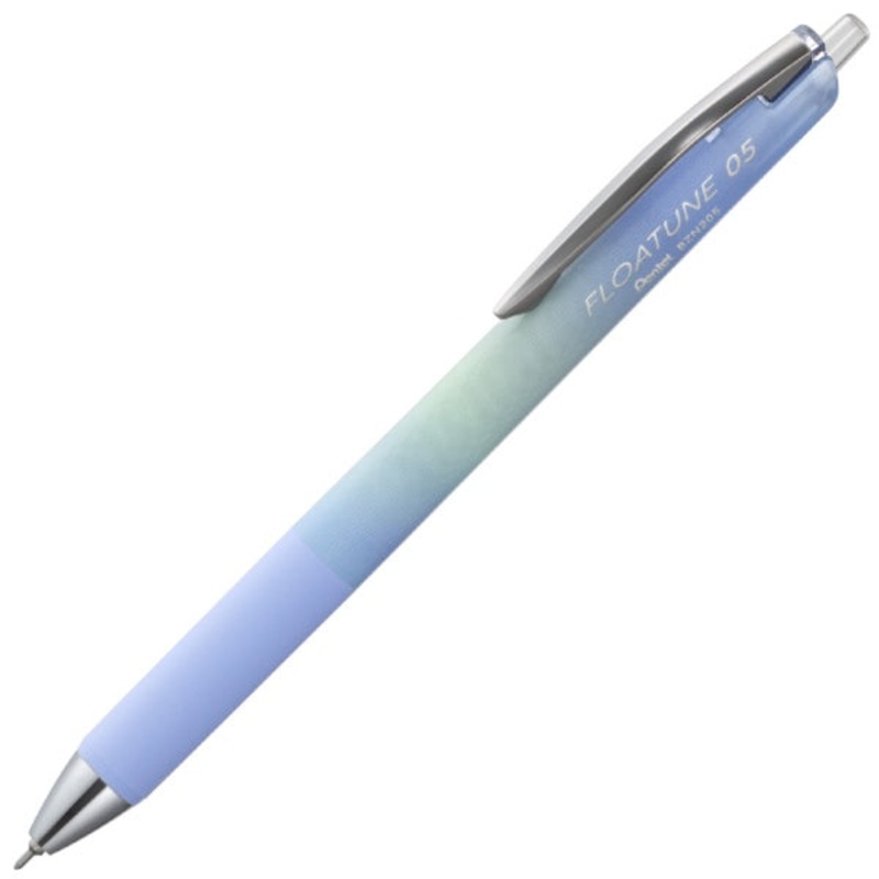 Pentel FLOATUNE Ballpoint Pen 0.5mm Limited Edition With Black Ink – Seaside Blue