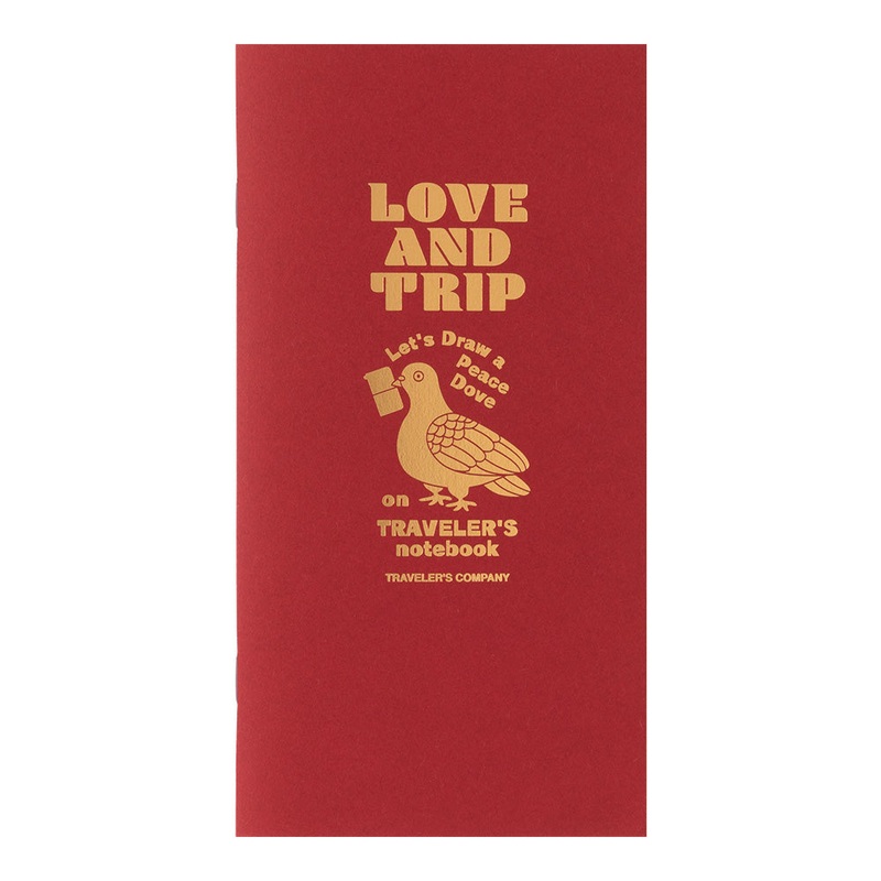 TRAVELER’S notebook Refill LOVE AND TRIP- Regular
