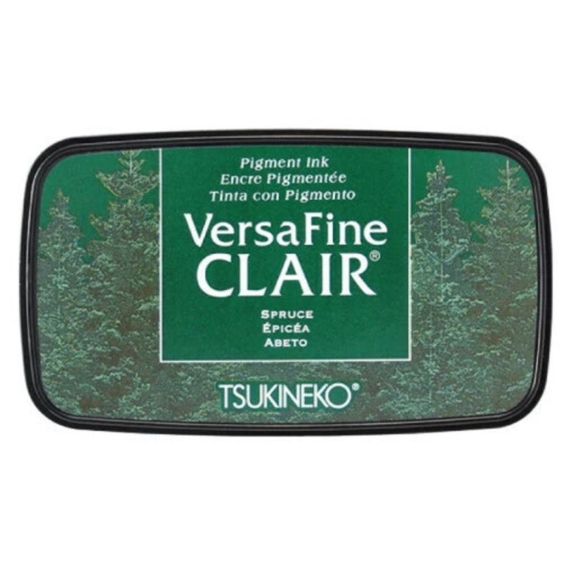 Versafine Clair Decoration Stamp- Spruce