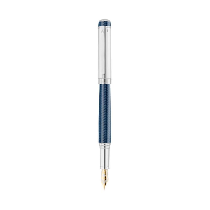 Waldmann Grandeur Gold Nib Fountain Pen – Ocean Blue Lacquer