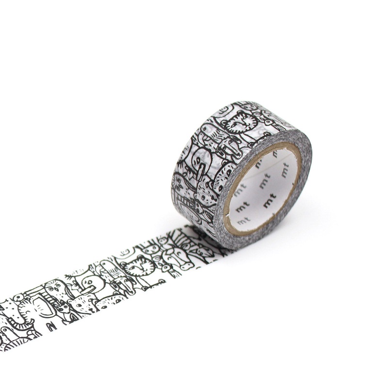 Cup Of Therapy Animals Washi Tape Single Roll