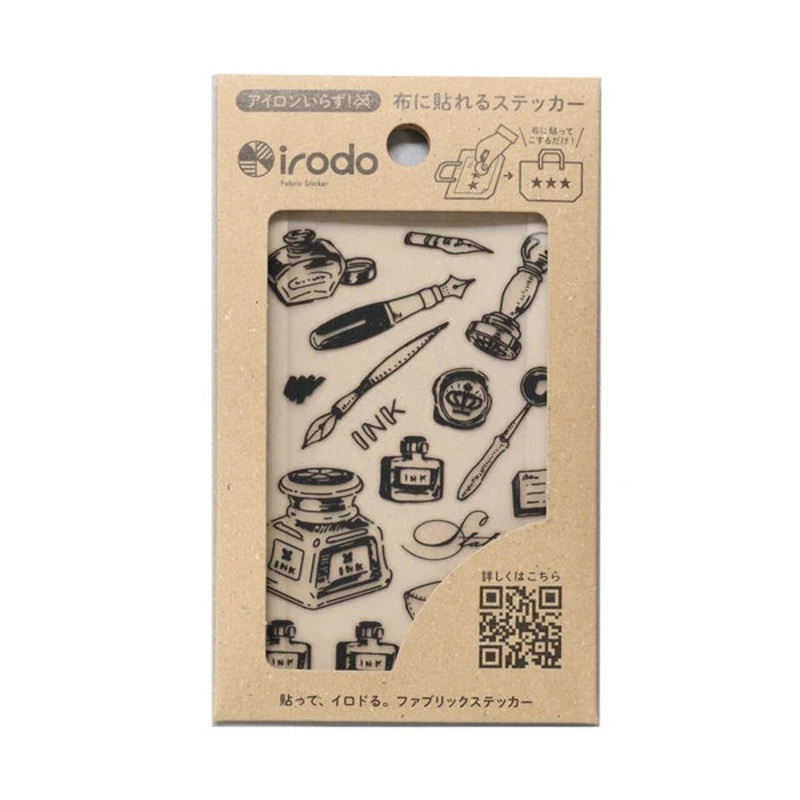 Irodo Fabric Transfer Stickers – Ink Black