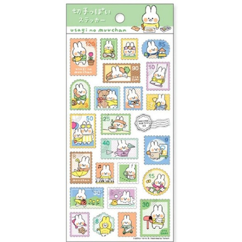 Mind Wave Stickers Moo-Chan Rabbit Stamp Sticker