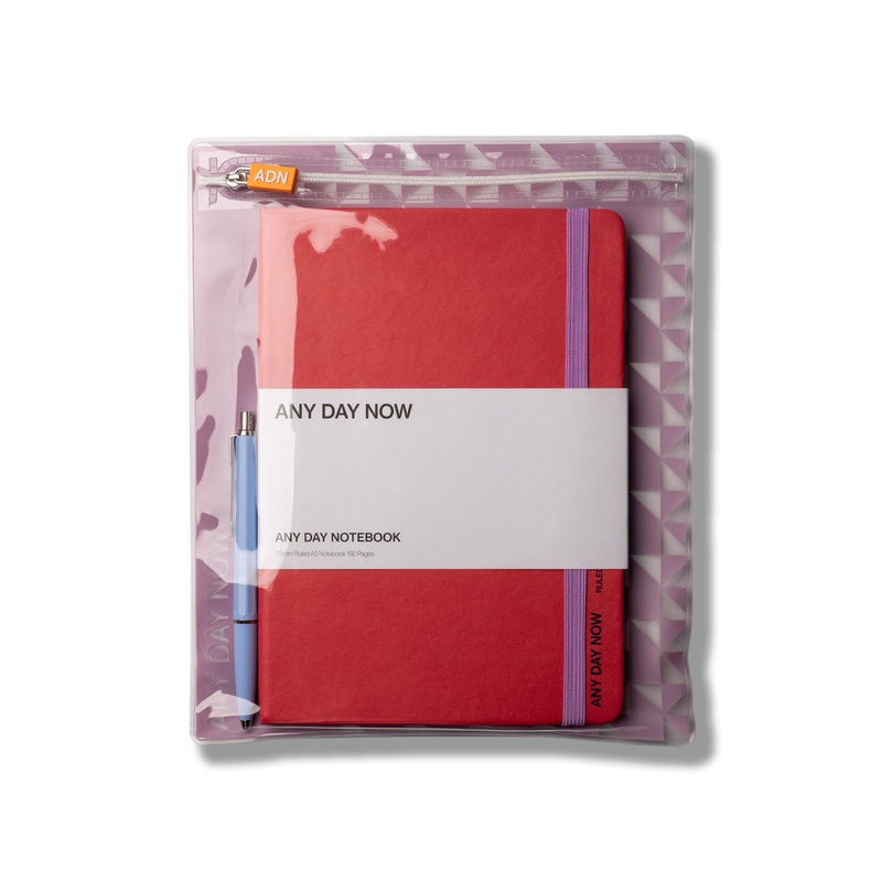 Notebook, Pen and Pouch Gift Set Watermelon & Lilac