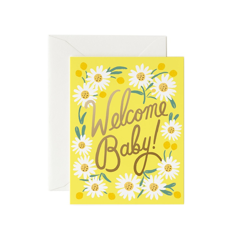 Daisy Baby Greeting Card