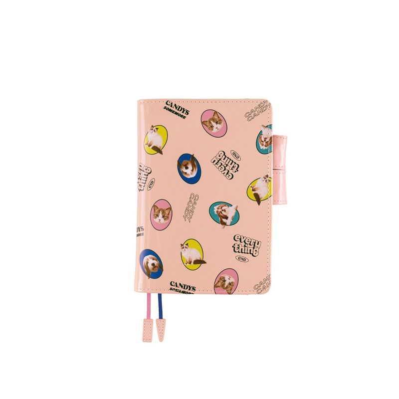 Techo Original A6 Cover Candy Stripper Dog and Cat