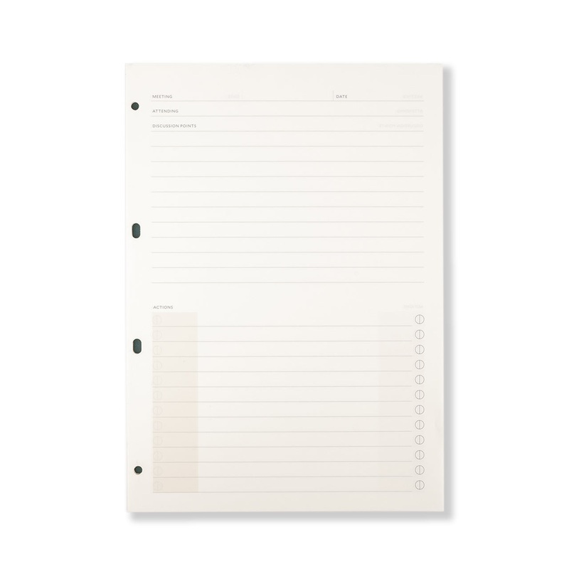 Meeting Binder Insert A4