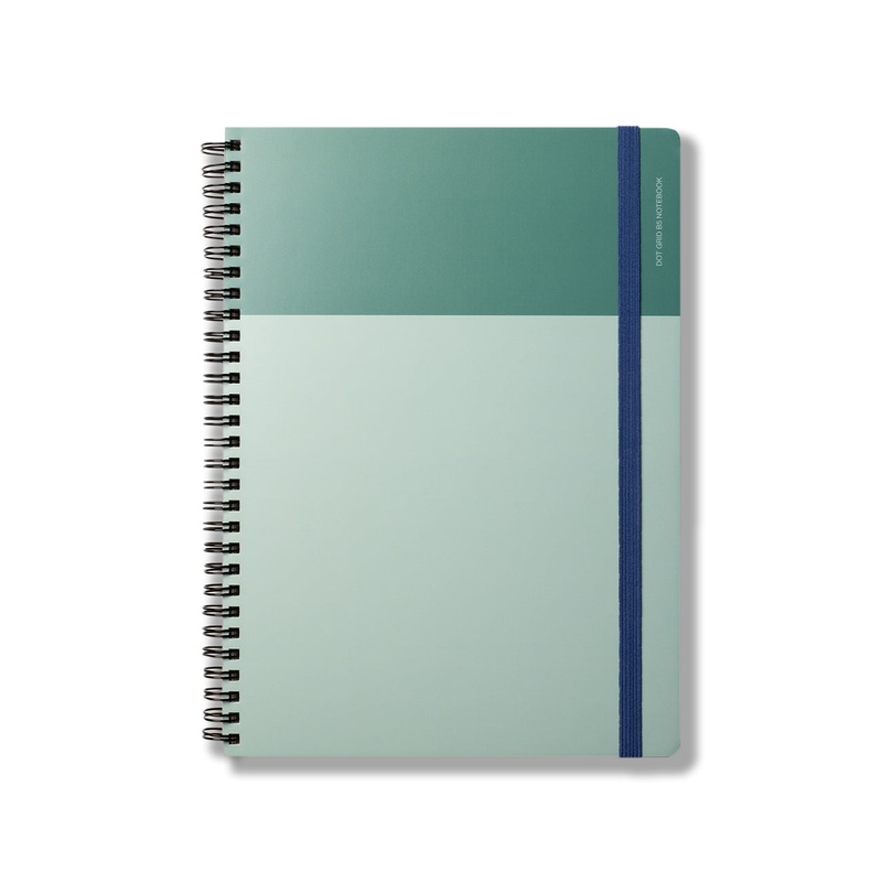 Spiral Bright Notebook B5 Dot Grid
