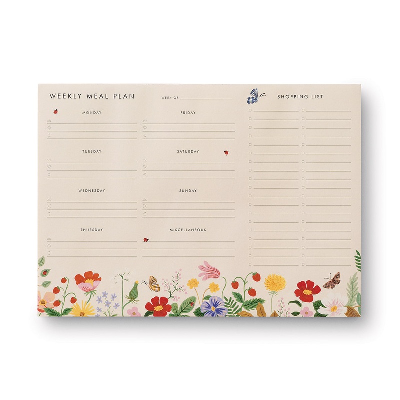 Strawberry Fields Weekly Meal Planner