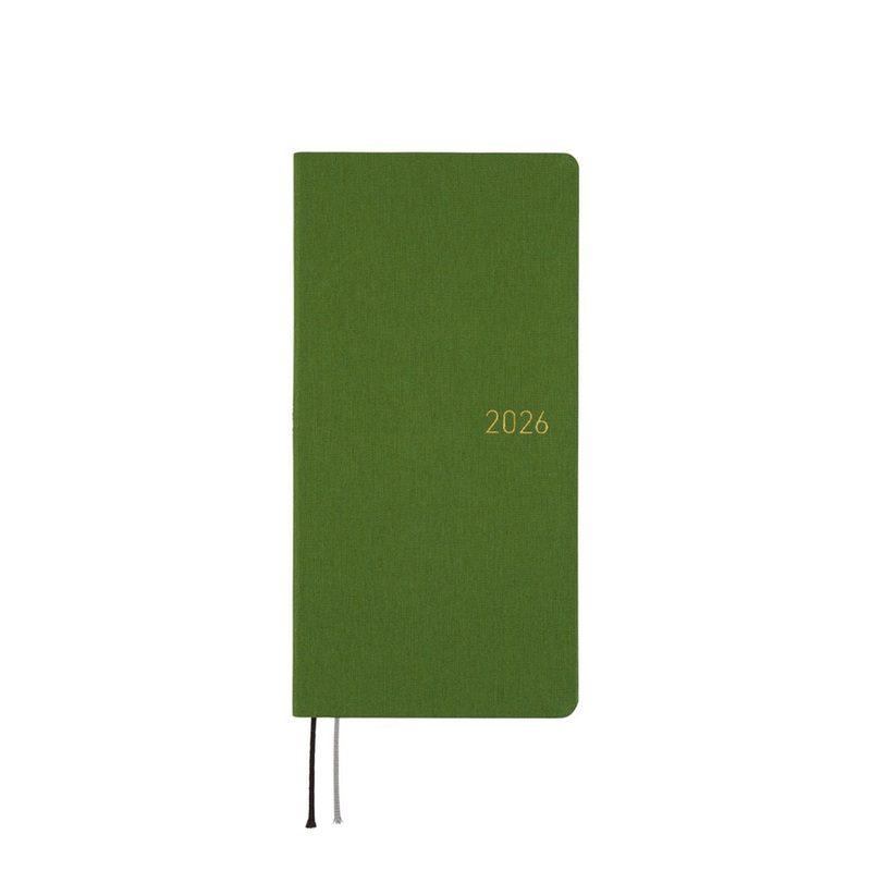 2026 Techo Weeks Planner Antique Green