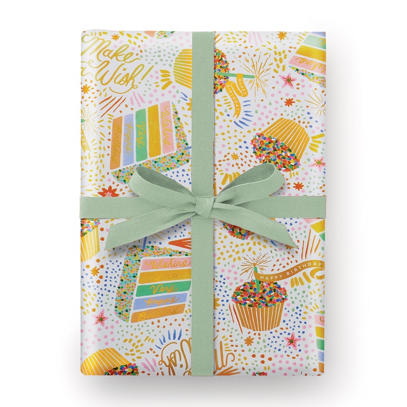 Birthday Cake Wrapping Paper