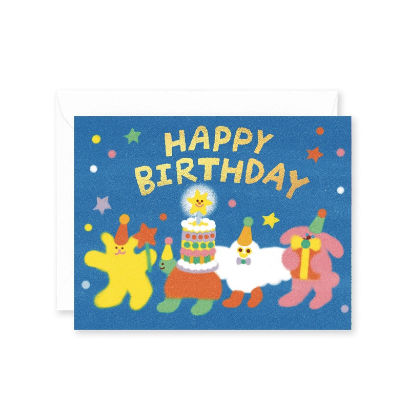 Happy Birthday Parade Greeting Card