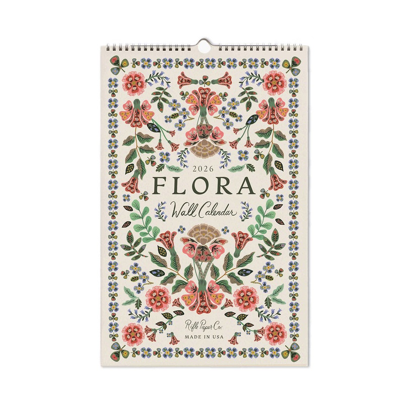 2026 Flora Wall Calendar