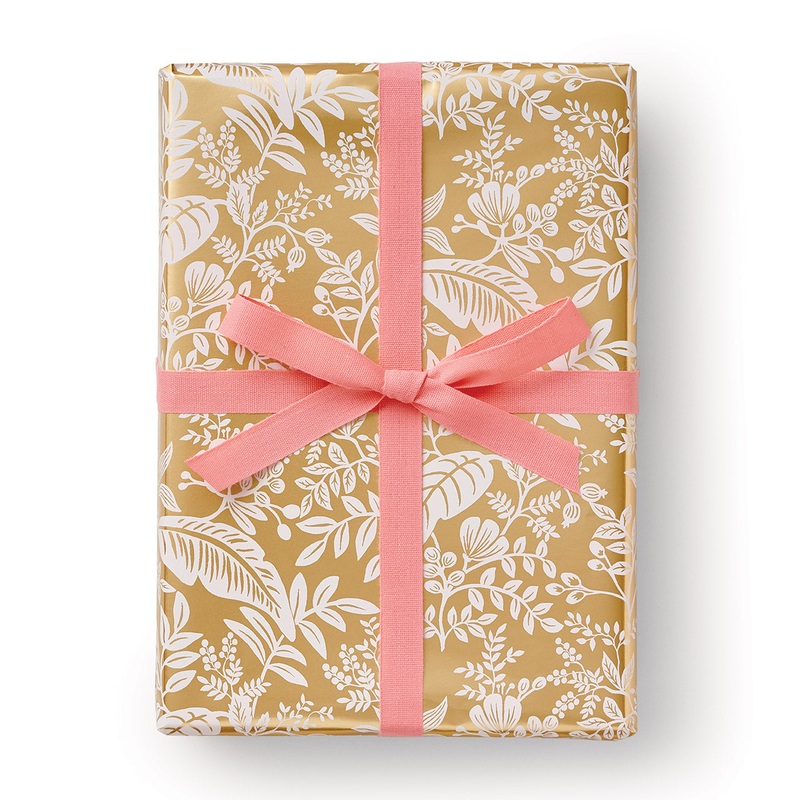 Canopy Gold Wrapping Paper