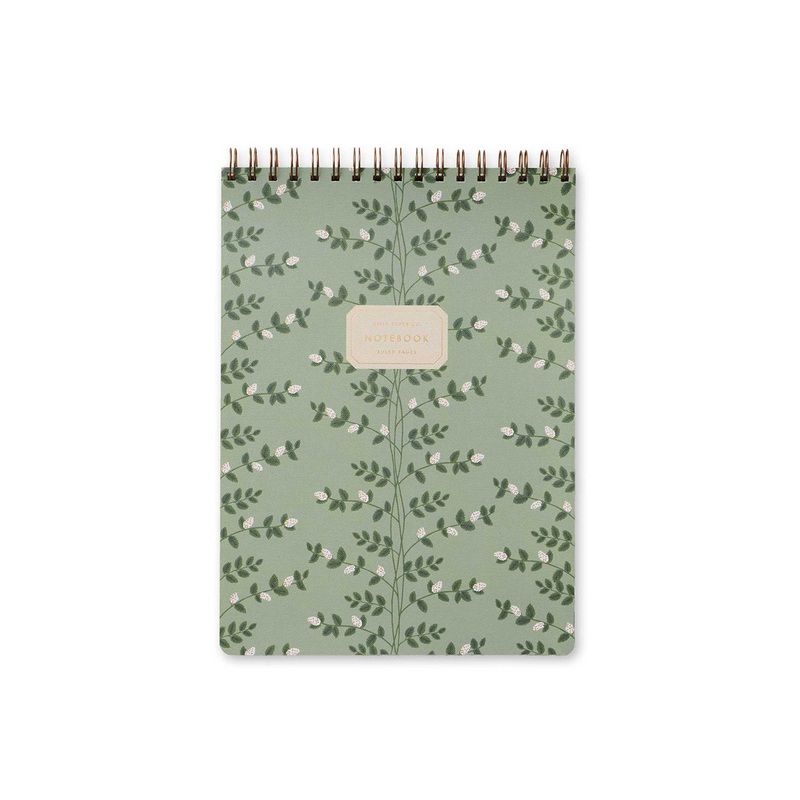 Climbing Vines Top Spiral Notebook Large