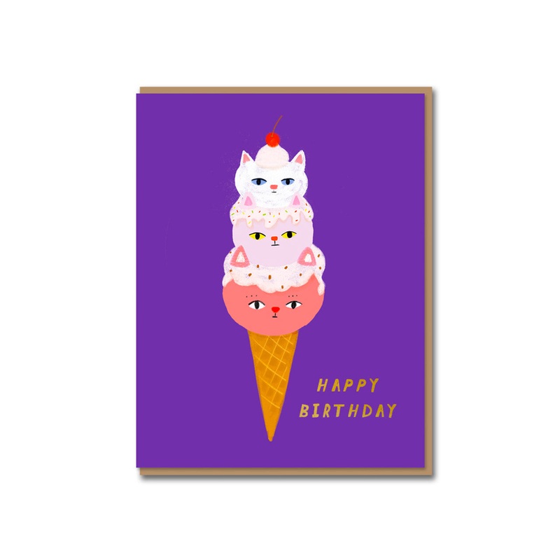 Gelato Birthday Card