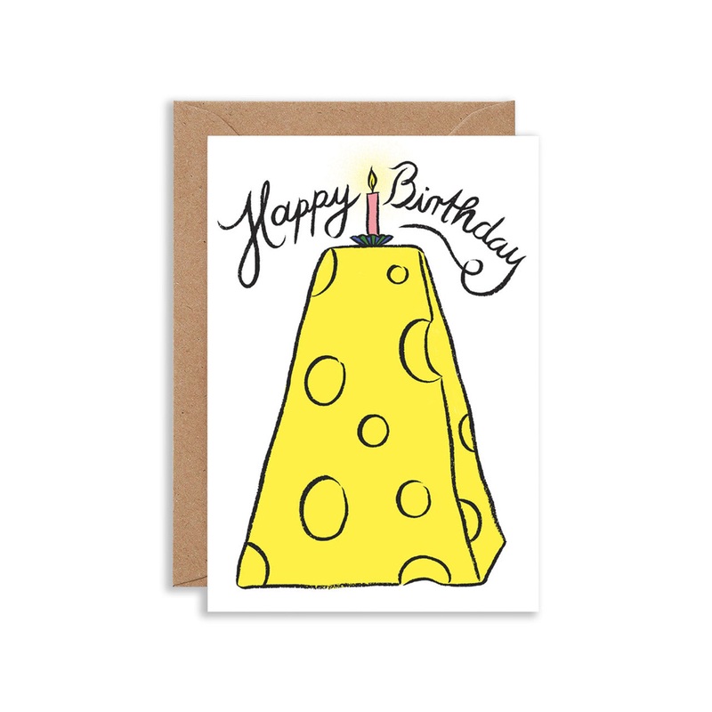 Happy Birthday Cheese Greeting Card