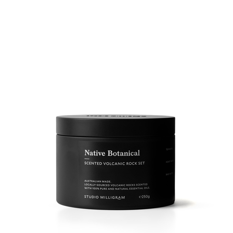 Native Botanical Volcanic Rocks Tin