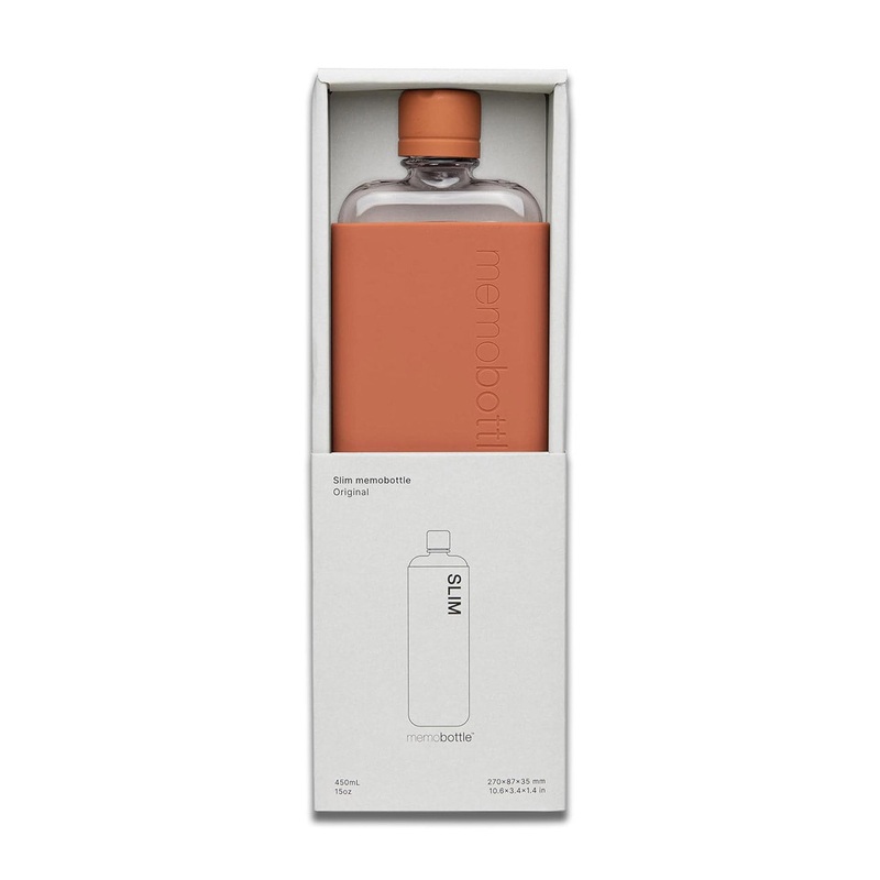 Slim Drink Bottle with Terracotta Sleeve Bundle