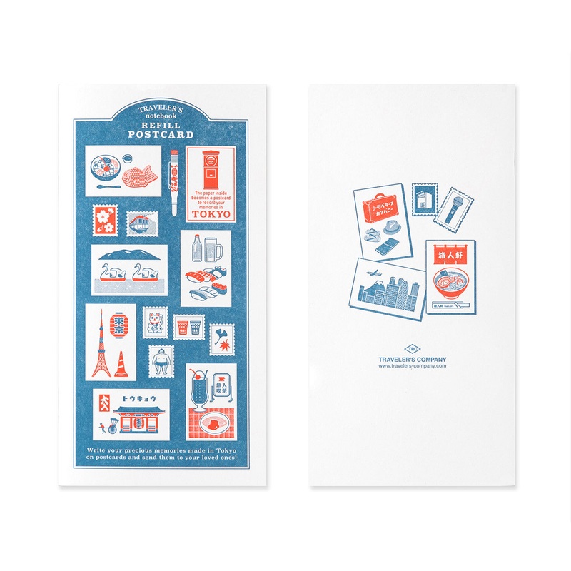 Traveler’s Notebook Refill Tokyo Limited Edition Postcard Large