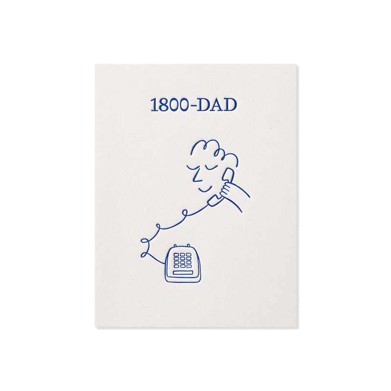 1800-DAD Greeting Card