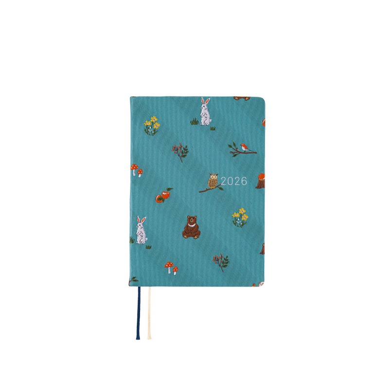 2026 Techo Hon A6 Daily Planner Bow and Tie In The Forest