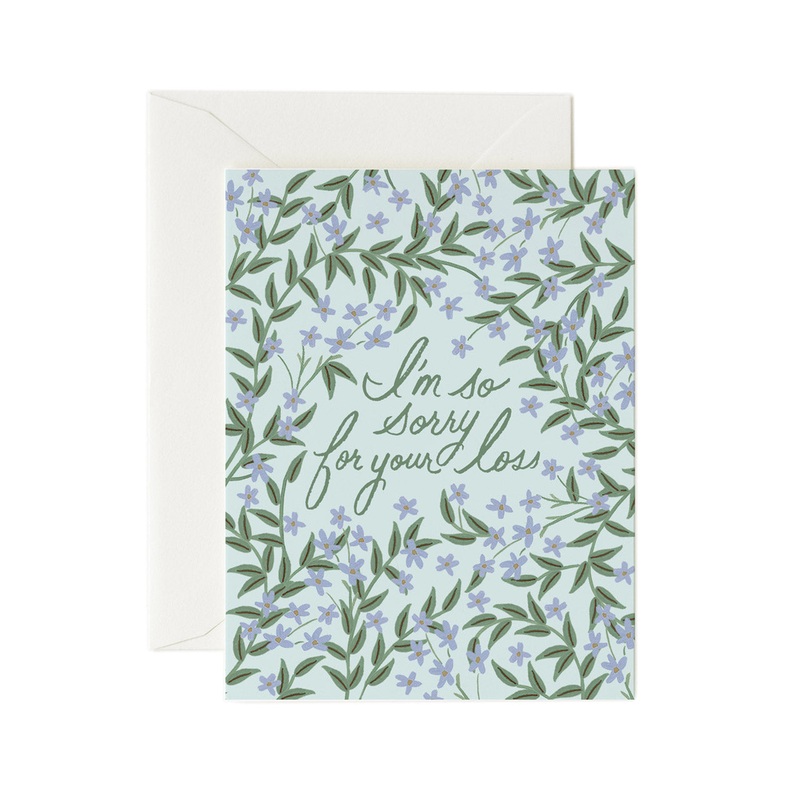 Laurel Sympathy Greeting Card